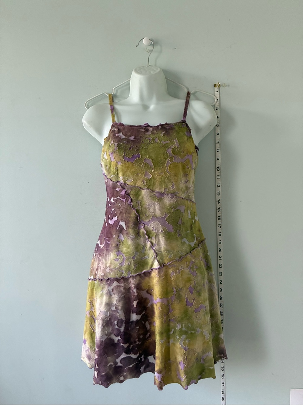 Wild Fable Purple Slip Dress with Tie-Dye Sz. Small